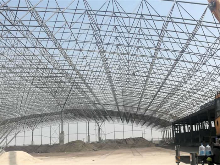 涟源钢厂料仓网架工程